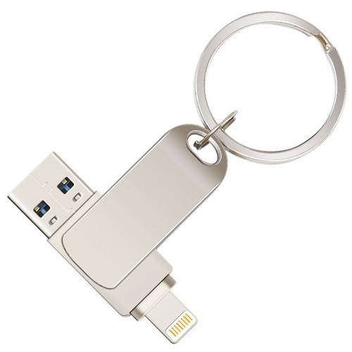 Флешка металлическая 2в1 256ГБ USB-Lightning для Apple iPhone, iPad, iPod, компьютера 256GB OTG, Светло-серый
Флешка металлическая 2в1 256ГБ USB-Lightning для Apple iPhone, iPad, iPod, компьютера 256GB OTG, Светло-серый