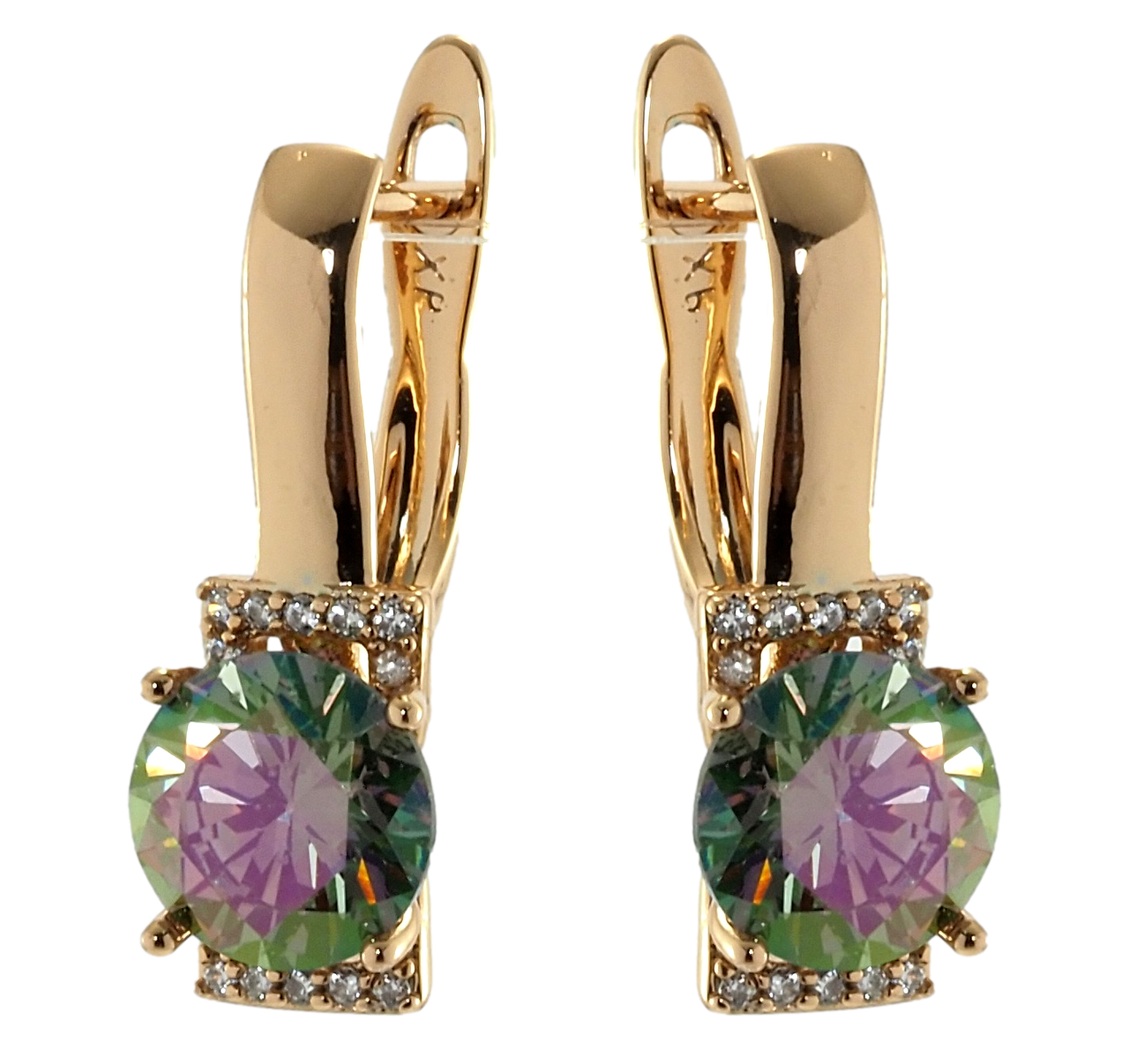 Серьги Xuping Позолота 18K английский замок "Зеленые фианиты хамелеон с дорожками циркония"
Серьги Xuping Позолота 18K английский замок "Зеленые фианиты хамелеон с дорожками циркония"