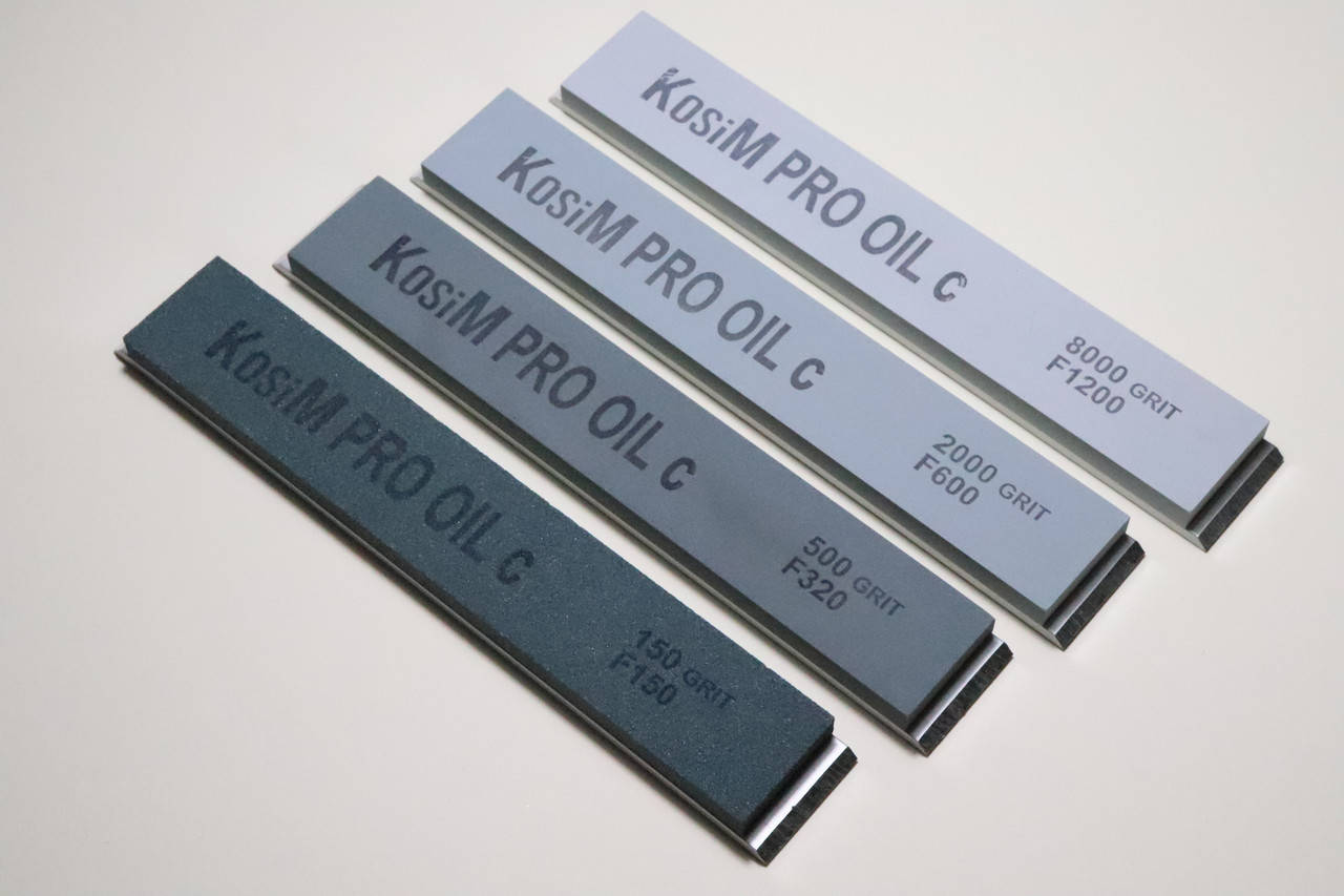 Набор масляных точильных камней KosiM Pro карбид кремния 150/500/2000/8000 grit на бланках
Набор масляных точильных камней KosiM Pro карбид кремния 150/500/2000/8000 grit на бланках