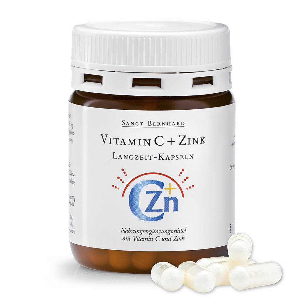 Sanct Bernhard - Витамин С 300 мг и цинк 5 мг пролонгированного действия «Vitamin C + Zink», 60 капсул
Sanct Bernhard - Витамин С 300 мг и цинк 5 мг пролонгированного действия «Vitamin C + Zink», 60 капсул