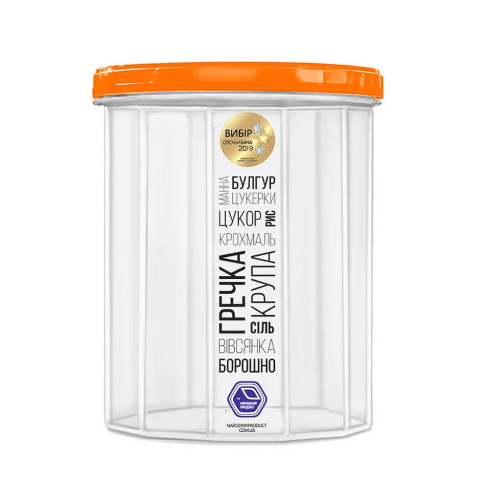 Емкость для сыпучих Народный продукт 1,5 л