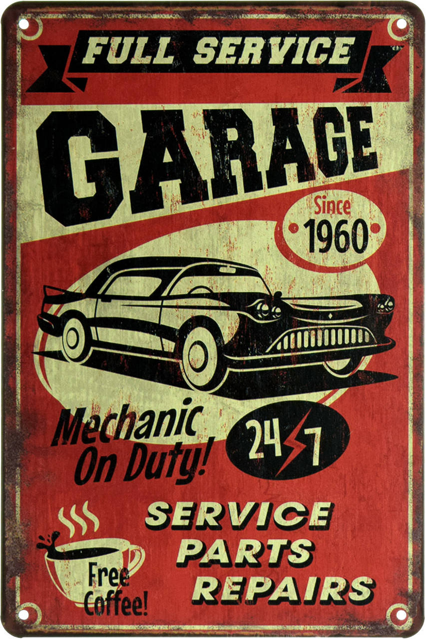Металлическая табличка "Гараж, Механик На Дежурстве! / Garage Mechanic On Duty!" (ms-001385)
Металлическая табличка "Гараж, Механик На Дежурстве! / Garage Mechanic On Duty!" (ms-001385)