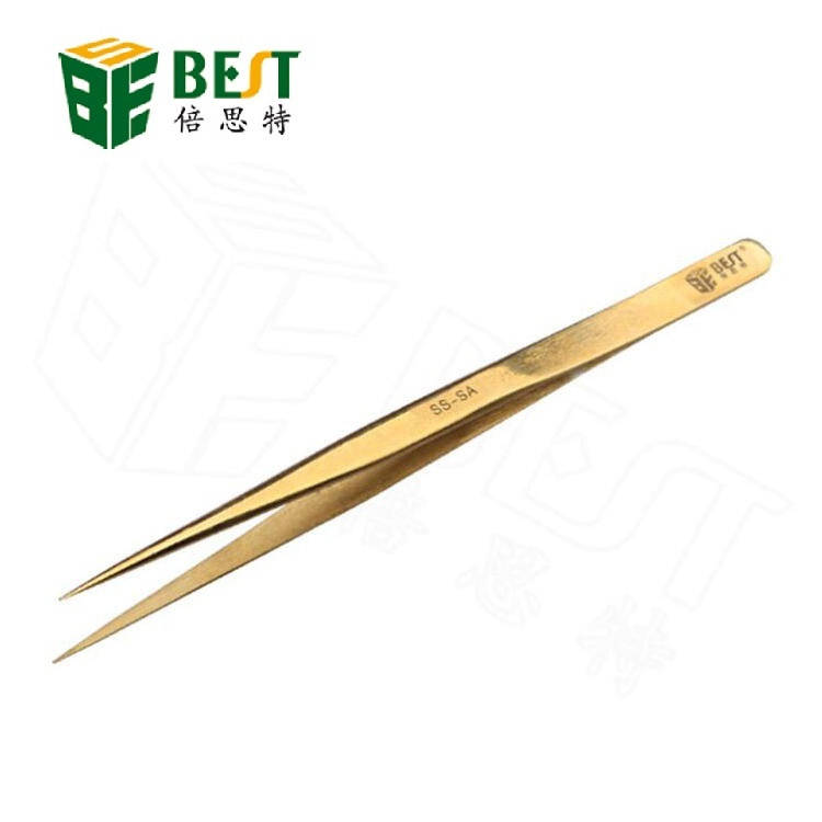 Прецизионный пинцет BEST BST-SS-SA Gold Plated износостойкий пинцет из нержавеющей стали
Прецизионный пинцет BEST BST-SS-SA Gold Plated износостойкий пинцет из нержавеющей стали