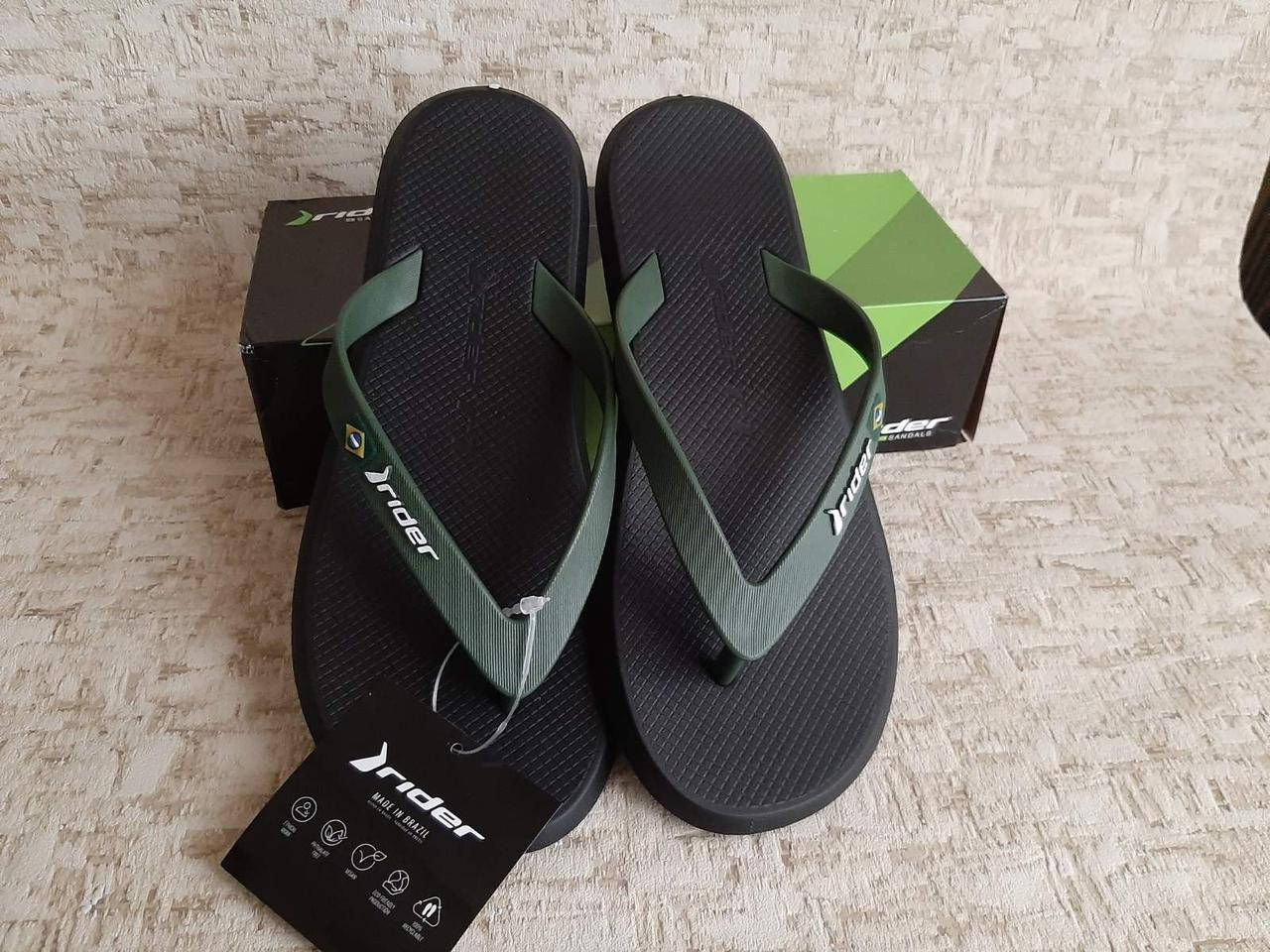 Мужские вьетнамки Rider 45/46р., Черный 
Мужские вьетнамки Rider 45/46р., Черный