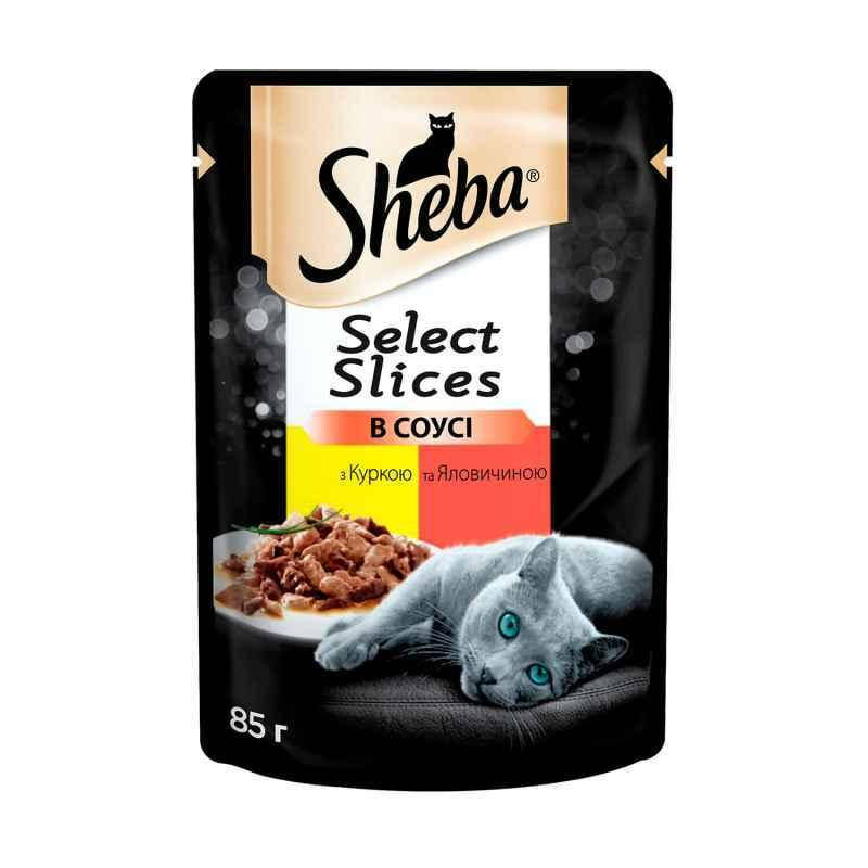Sheba Black&Gold Select Slices - Влажный корм с говядиной и курицей для котов (кусочки в соусе)
Sheba Black&Gold Select Slices - Влажный корм с говядиной и курицей для котов (кусочки в соусе)
