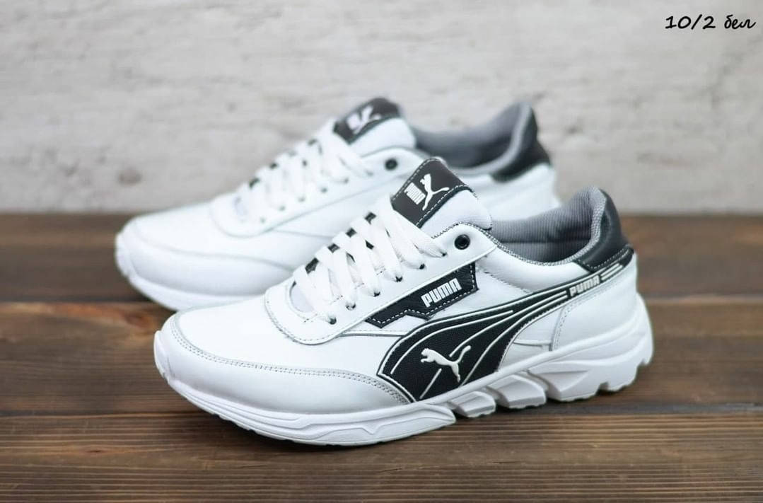 PUMA F1 мужские кожаные кроссовки