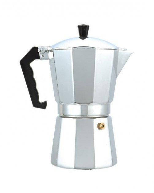 Гейзерная турка кофеварка на 3 чашки для плиты из алюминия Empire Coffee кофейник гейзерного типа, Черный
Гейзерная турка кофеварка на 3 чашки для плиты из алюминия Empire Coffee кофейник гейзерного типа, Черный