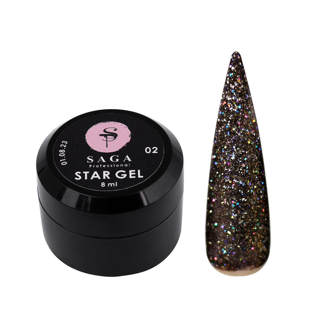 Saga Professional Star Gel № 02 - гель для дизайна ногтей, 8 мл
Saga Professional Star Gel № 02 - гель для дизайна ногтей, 8 мл