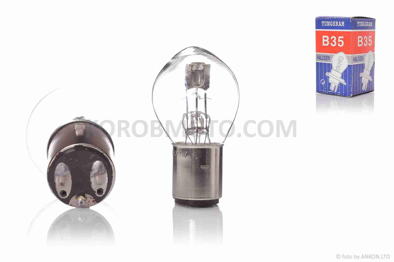 Лампа фары BA20D 6V 35/35W ЯВА "CN"
Лампа фары BA20D 6V 35/35W ЯВА "CN"