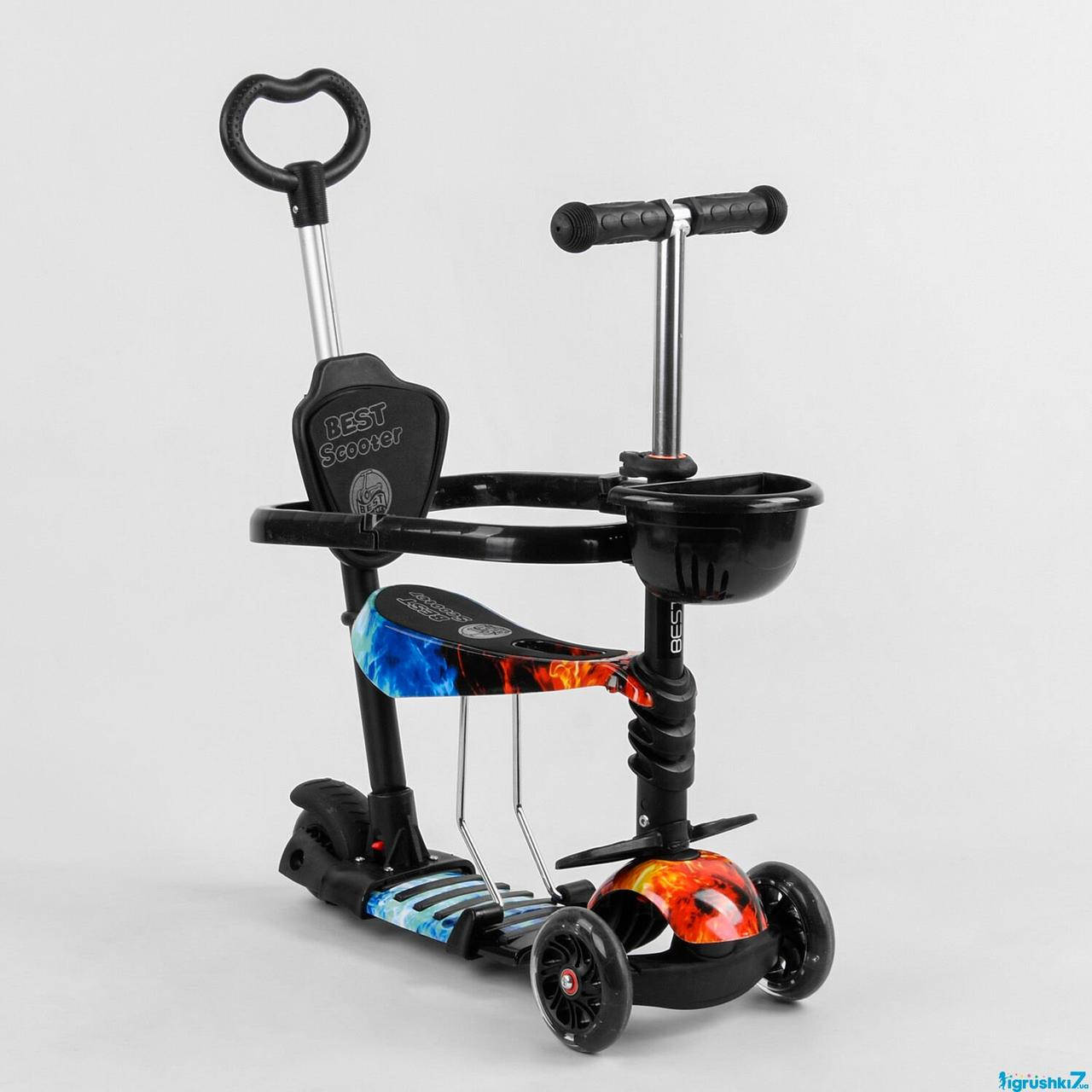 Самокат 5в1 S 6908 Best Scooter, АБСТРАКЦИЯ, с защитным бампером, PU колеса, ПОДСВЕТКА КОЛЕС, в коробке
Самокат 5в1 S 6908 Best Scooter, АБСТРАКЦИЯ, с защитным бампером, PU колеса, ПОДСВЕТКА КОЛЕС, в коробке