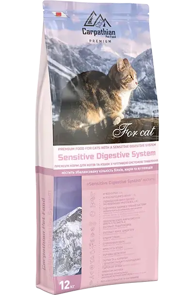 Сухой корм Carpathian Pet Food - Sensitive Digestive System для кошек с чувствительным пищеварением, 1.5 кг
Сухой корм Carpathian Pet Food - Sensitive Digestive System для кошек с чувствительным пищеварением, 1.5 кг