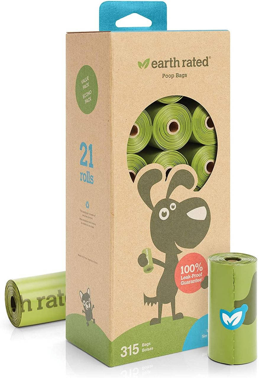 Пакеты для уборки за собаками Earth Rated Refill Rolls одноразовые биоразлагаемые мешки 315 шт.
Пакеты для уборки за собаками Earth Rated Refill Rolls одноразовые биоразлагаемые мешки 315 шт.