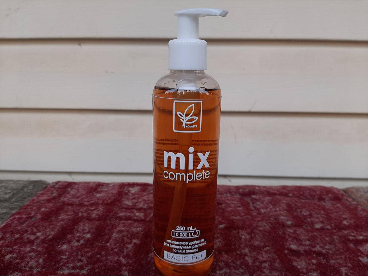 Удобрение для аквариумных растений AquaSys MIX-Complete Basic Fe+ 250 ml, на 10000 л.
Удобрение для аквариумных растений AquaSys MIX-Complete Basic Fe+ 250 ml, на 10000 л.