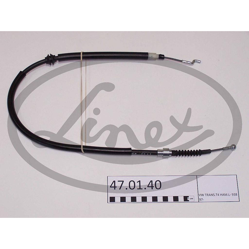 Трос ручника левый/правый VW T4 (70W120001->) LH-RH 97- (943 мм) шарик A.B.S. K12706
Трос ручника левый/правый VW T4 (70W120001->) LH-RH 97- (943 мм) шарик A.B.S. K12706