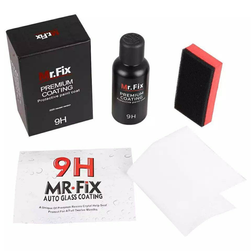Жидкое стекло 9H MR-FIX PREMIUM нанокерамика, жидкая керамика, супер гидрофоб (30ml, Оригинал)
Жидкое стекло 9H MR-FIX PREMIUM нанокерамика, жидкая керамика, супер гидрофоб (30ml, Оригинал)