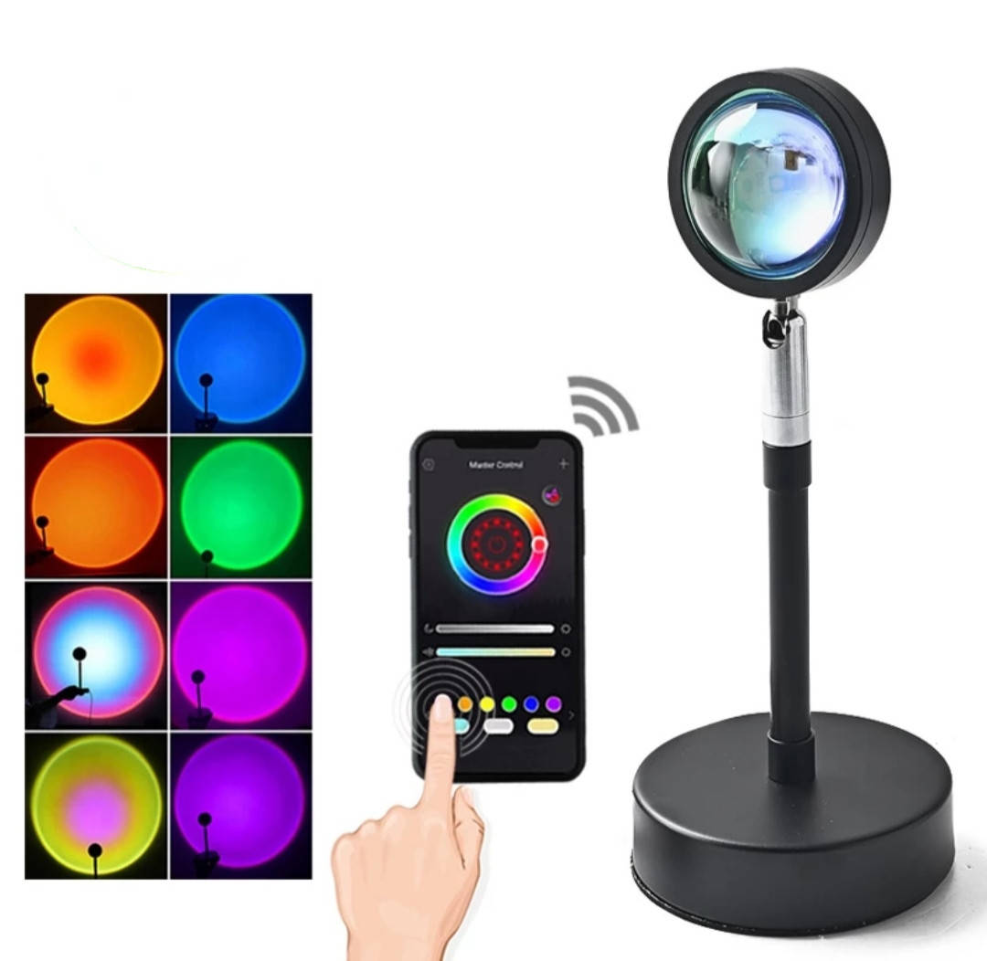 Проекционная RGB лампа рассвета- заката Suntech с удаленным управлением через приложение, Черный
Проекционная RGB лампа рассвета- заката Suntech с удаленным управлением через приложение, Черный