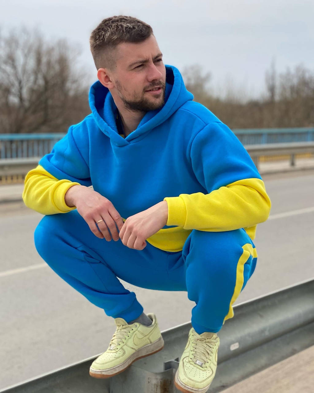 Спортивный костюм мужской Комплект толстовка и штаны для мужчин Желто-синий Патриотический Украина Весна-Осень
Спортивный костюм мужской Комплект толстовка и штаны для мужчин Желто-синий Патриотический Украина Весна-Осень