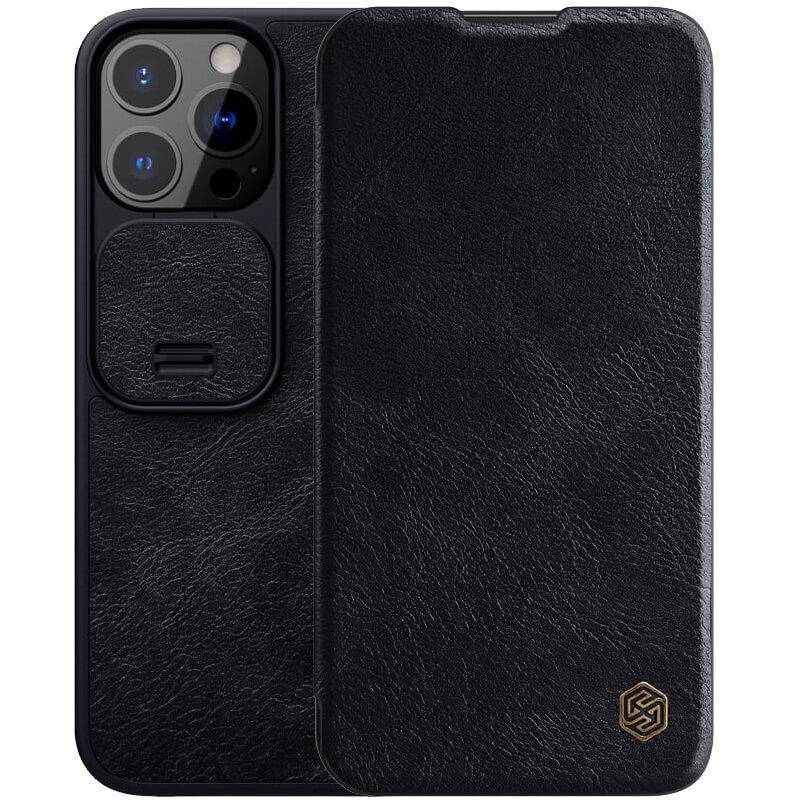 Кожаный чехол (книжка) Nillkin Qin Pro Camshield для Apple iPhone 13 Pro Max (6.7") Черный
Кожаный чехол (книжка) Nillkin Qin Pro Camshield для Apple iPhone 13 Pro Max (6.7") Черный