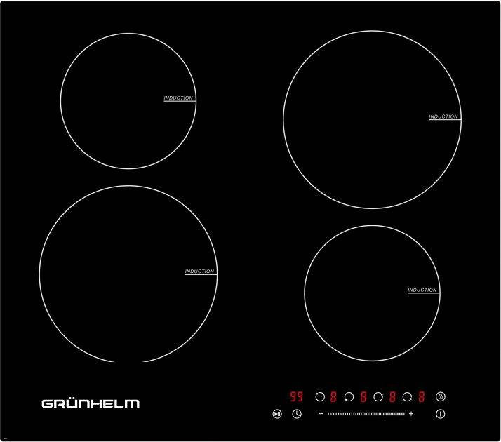 Индукционная варочная поверхность Grunhelm GPI 823 B (4 конфорки, 9 уровней мощности) 89995
Индукционная варочная поверхность Grunhelm GPI 823 B (4 конфорки, 9 уровней мощности) 89995