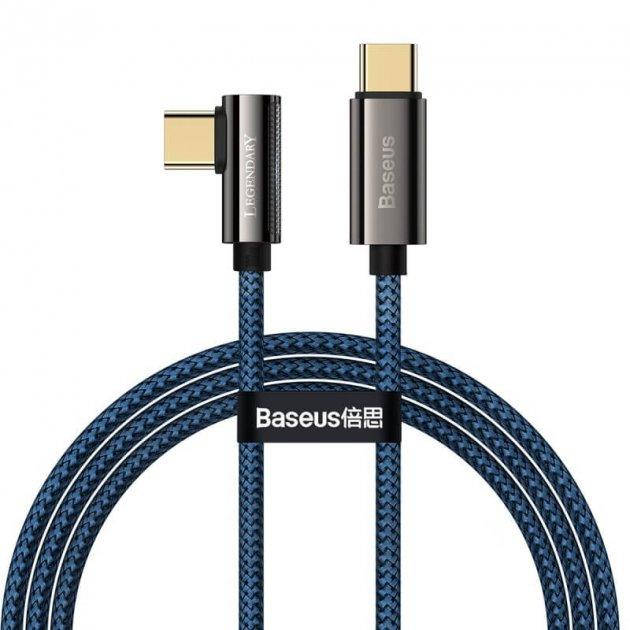Кабель BASEUS CACS000703 Type-C to Type-C Legend Series Elbow Fast Charging Data Cable 2м/100W/5A blue, Синий
Кабель BASEUS CACS000703 Type-C to Type-C Legend Series Elbow Fast Charging Data Cable 2м/100W/5A blue, Синий
