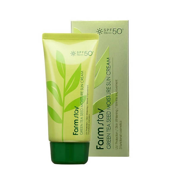 Солнцезащитный крем с зеленым чаем FARM STAY Green Tea Seed Moisture Sun Cream SPF50+ PA+++, 70g
Солнцезащитный крем с зеленым чаем FARM STAY Green Tea Seed Moisture Sun Cream SPF50+ PA+++, 70g