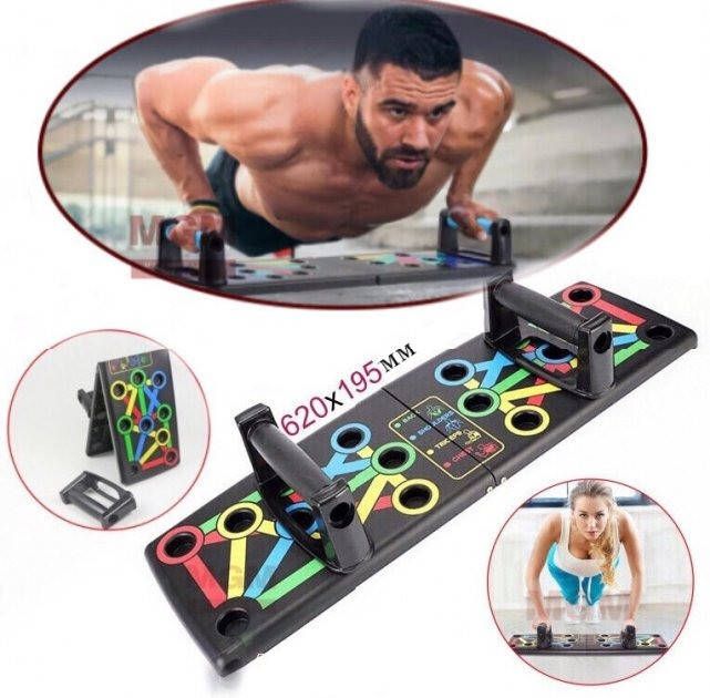 Доска для отжиманий 14в1 упор для отжиманий Push Up Rack Board Упор подставка платформа для отжиманий ANS
Доска для отжиманий 14в1 упор для отжиманий Push Up Rack Board Упор подставка платформа для отжиманий ANS
