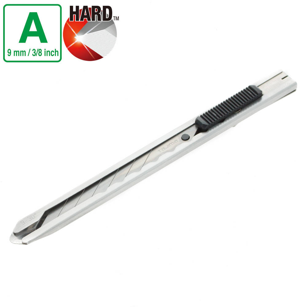Нож сегментный 9мм, нержавеющая сталь TAJIMA Special Blades 30°, автоматический фиксатор (Таджима)
Нож сегментный 9мм, нержавеющая сталь TAJIMA Special Blades 30°, автоматический фиксатор (Таджима)