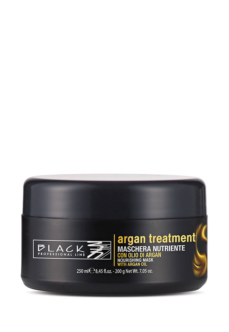 Black Professional LineArgan Treatment Маска для волос с аргановым маслом, кератином и коллагеном
Black Professional LineArgan Treatment Маска для волос с аргановым маслом, кератином и коллагеном