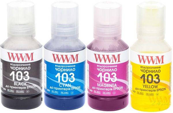 Комплект чернил WWM Epson L3100/L3110/L3150, 4 x 140 мл (E103SET4) (код 1012413) 
Комплект чернил WWM Epson L3100/L3110/L3150, 4 x 140 мл (E103SET4) (код 1012413)