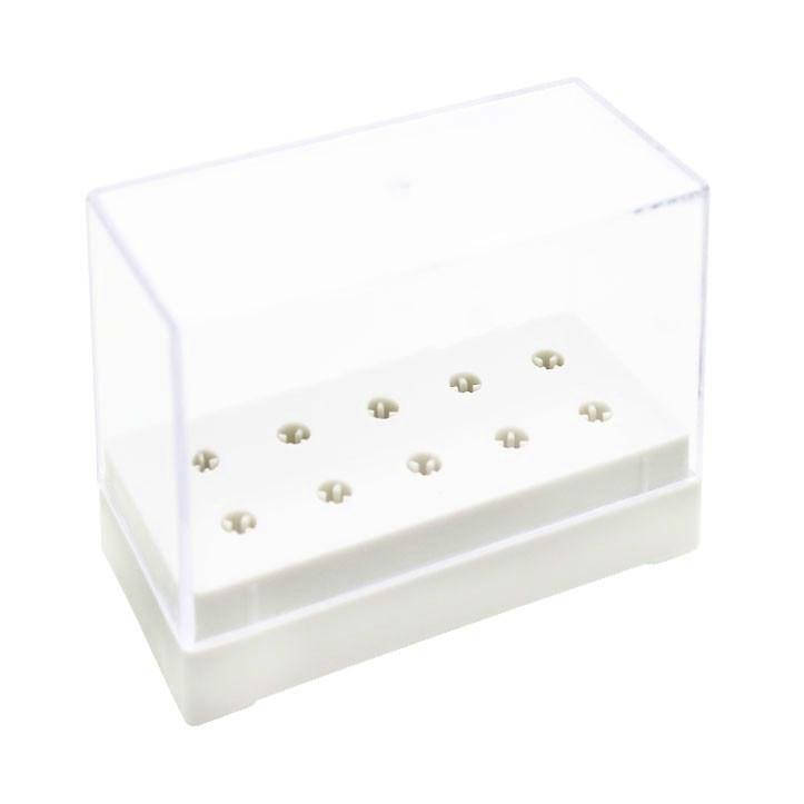 Подставка с крышкой YRE для хранения фрез, белая, 10 мест, Белый
Подставка с крышкой YRE для хранения фрез, белая, 10 мест, Белый