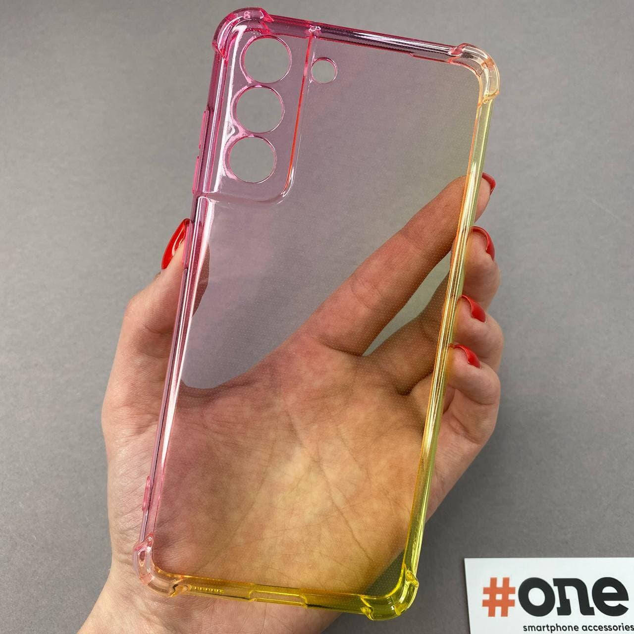 Чехол для Samsung Galaxy S21 FE с бронь углами градиент чехол на телефон самсунг с21 фе розовый желтый
Чехол для Samsung Galaxy S21 FE с бронь углами градиент чехол на телефон самсунг с21 фе розовый желтый