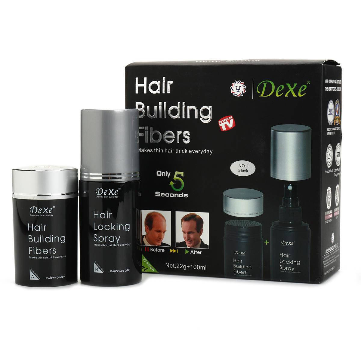 Набір засобів для маскування облисіння Dexe Hair Building Fibers (Загущувач волосся)
Набір засобів для маскування облисіння Dexe Hair Building Fibers (Загущувач волосся)