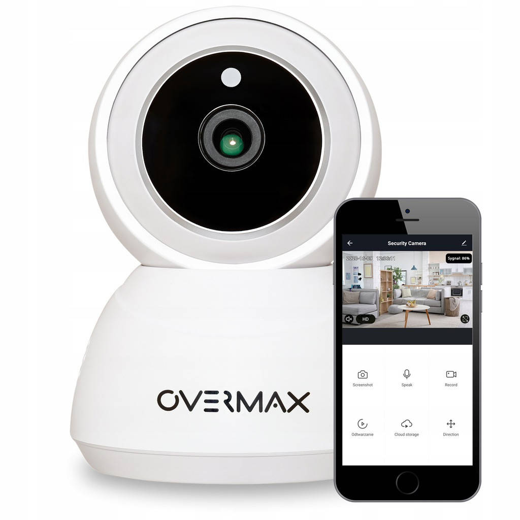 Внутренняя поворотная IP-камера видеонаблюдения Overmax Camspot 3.7 Full HD WiFi
Внутренняя поворотная IP-камера видеонаблюдения Overmax Camspot 3.7 Full HD WiFi