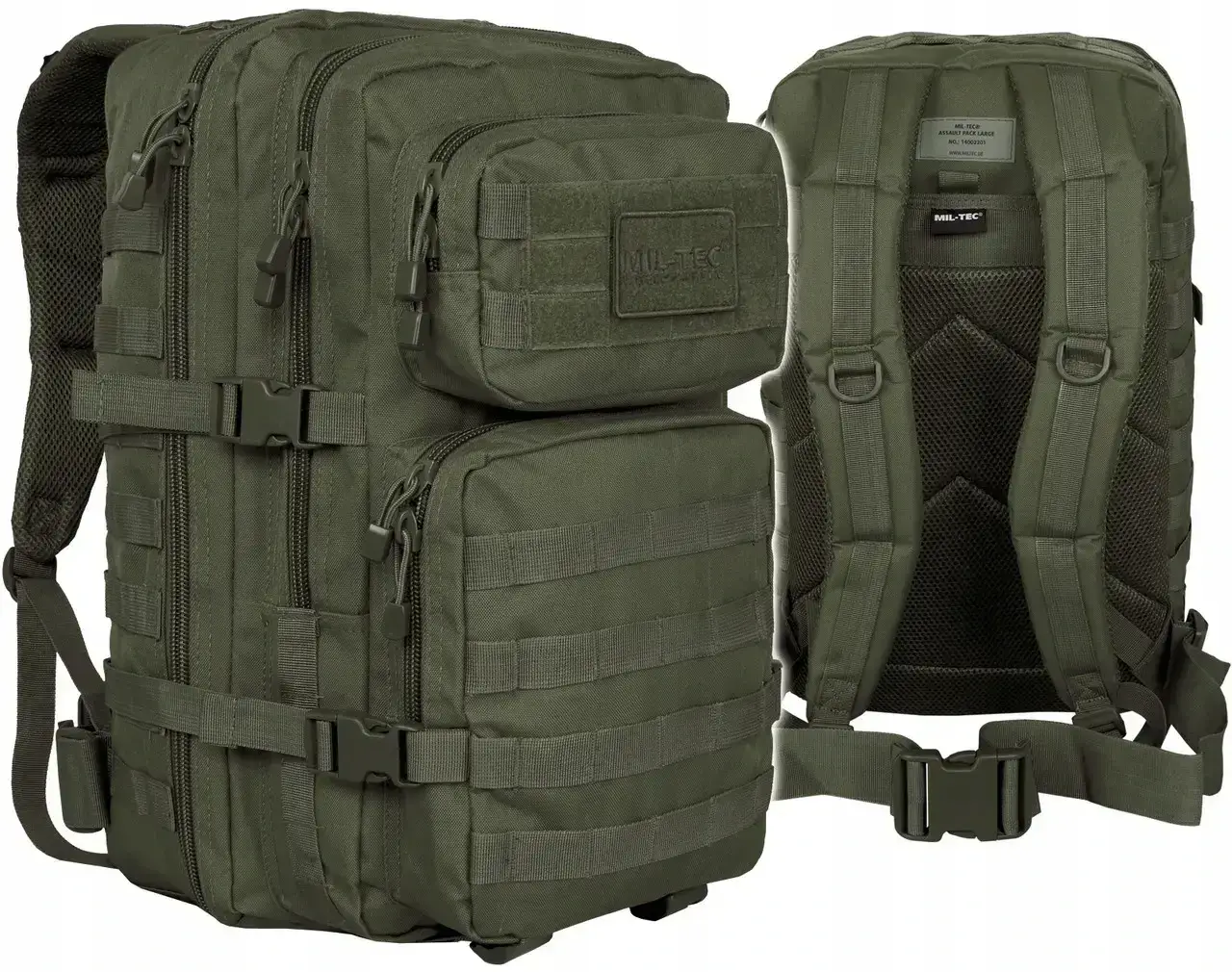 Рюкзак Mil-Tec тактический, 36л молли BACKPACK US ASSAULT LARGE Оливковый (Размер В51 х Ш29 х Г28 см), Зелёный
Рюкзак Mil-Tec тактический, 36л молли BACKPACK US ASSAULT LARGE Оливковый (Размер В51 х Ш29 х Г28 см), Зелёный