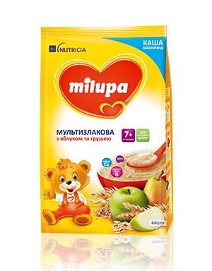 Каша Milupa (Милупа) молочная мультизлаковая с яблоком и грушей для детей от 7-ми месяцев 210гр
Каша Milupa (Милупа) молочная мультизлаковая с яблоком и грушей для детей от 7-ми месяцев 210гр