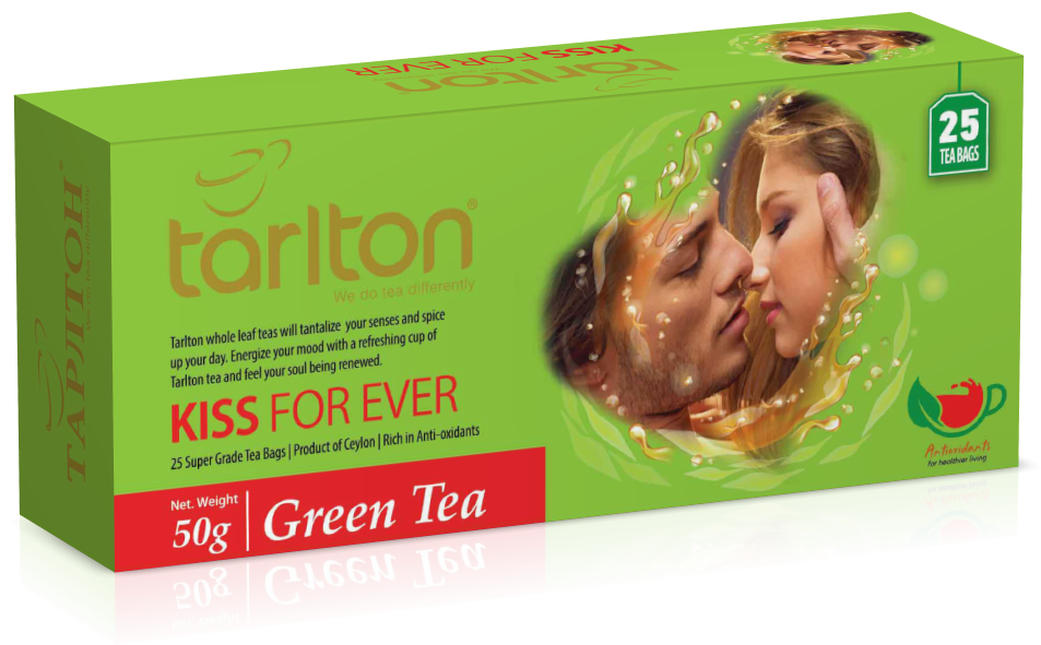 Чай зеленый пакетированный Тарлтон Kiss For Ever Green Tea со вкусом саусепа и фрукта Фантазия 25 пак х 2 г
Чай зеленый пакетированный Тарлтон Kiss For Ever Green Tea со вкусом саусепа и фрукта Фантазия 25 пак х 2 г