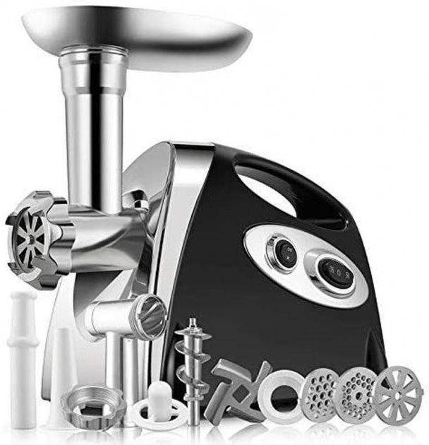 Электрическая мясорубка Rainberg RB-675 3800W с реверсом и сокодавкой электромясорубка с насадками 5в1 черная
Электрическая мясорубка Rainberg RB-675 3800W с реверсом и сокодавкой электромясорубка с насадками 5в1 черная