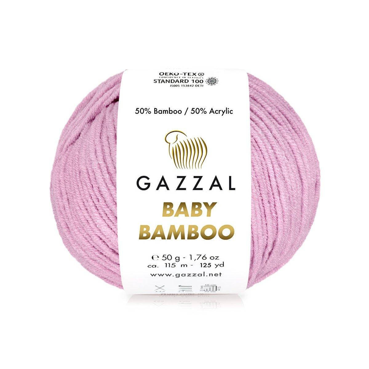 Gazzal Baby Bamboo (Газзал Беби Бамбу) № 95217 розовый (Пряжа бамбук, нитки для вязания)
Gazzal Baby Bamboo (Газзал Беби Бамбу) № 95217 розовый (Пряжа бамбук, нитки для вязания)