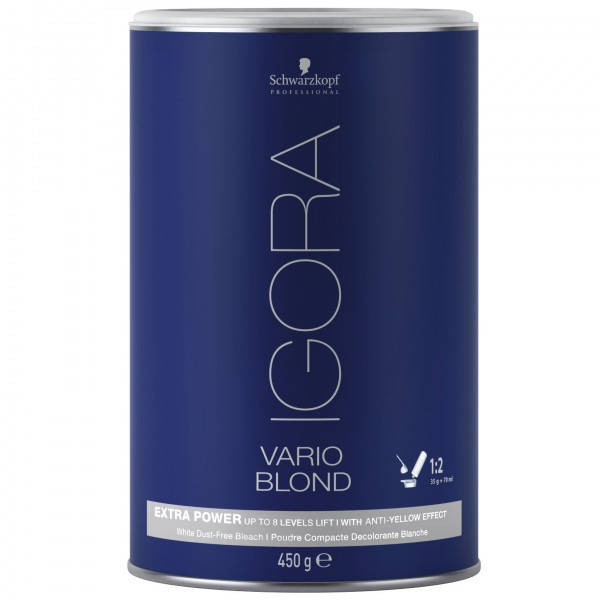 Беспылевой осветляющий порошок IGORA Vario Blond Extra Power до 8 уровней (белый) 450 гр.
Беспылевой осветляющий порошок IGORA Vario Blond Extra Power до 8 уровней (белый) 450 гр.