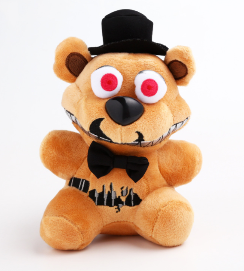 Мягкая плюшевая игрушка 5 ночей с Фредди,кошмарный Фредди Freddy 22 см, Аниматроники, ФНАФ, Коричневый
Мягкая плюшевая игрушка 5 ночей с Фредди,кошмарный Фредди Freddy 22 см, Аниматроники, ФНАФ, Коричневый