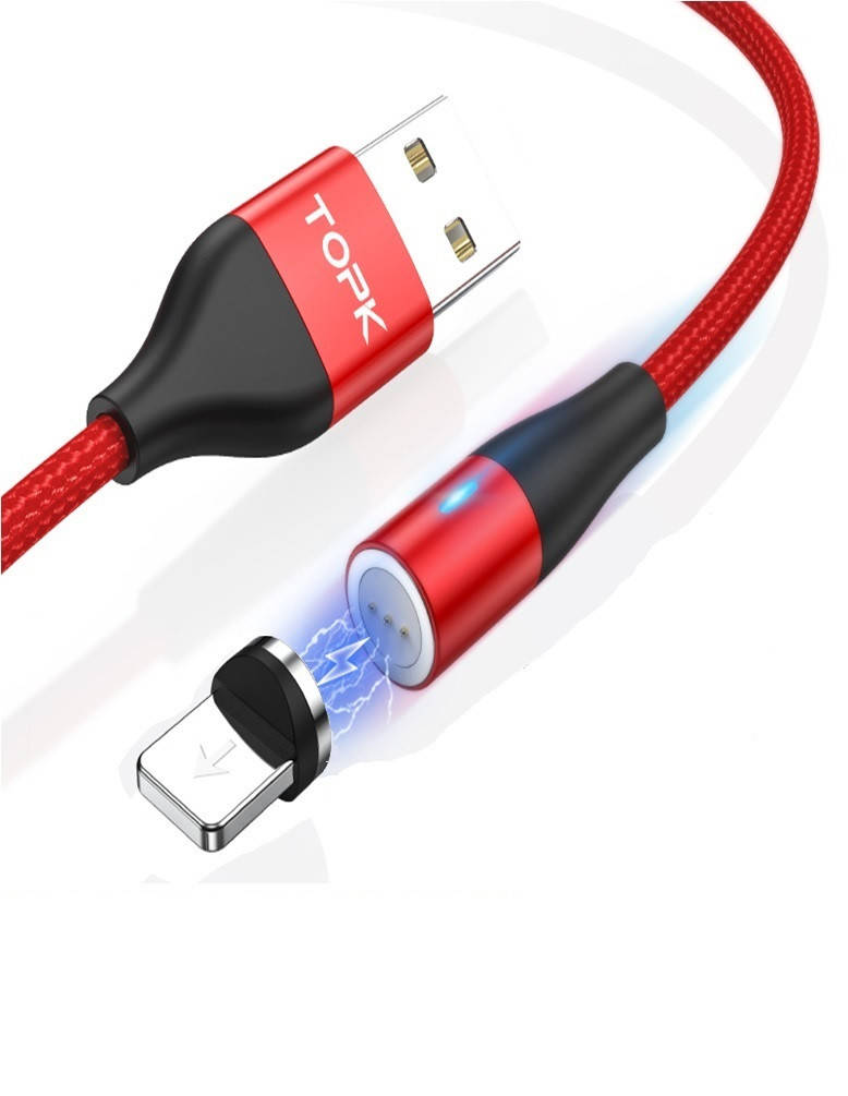 Магнитная зарядка TOPK AM60 USB кабель 360° быстрая зарядка QC3.0 - 3 Ампера + передача данных. Iphone Красный
Магнитная зарядка TOPK AM60 USB кабель 360° быстрая зарядка QC3.0 - 3 Ампера + передача данных. Iphone Красный