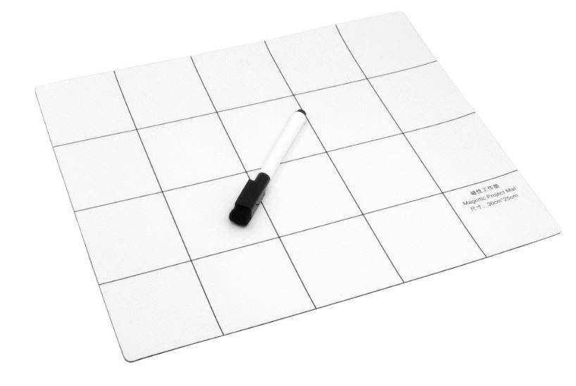 Магнитный мат универсальный для раскладки винтов и запчастей при разборке техники
Магнитный мат универсальный для раскладки винтов и запчастей при разборке техники