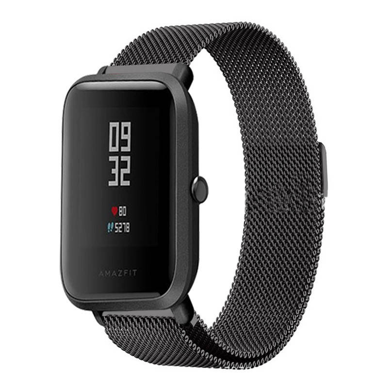 Amazfit Bip / GTS / GTR 42. Металевий магнітний ремінець міланська петля MiJobs, ширина 20 мм.
Amazfit Bip / GTS / GTR 42. Металевий магнітний ремінець міланська петля MiJobs, ширина 20 мм.