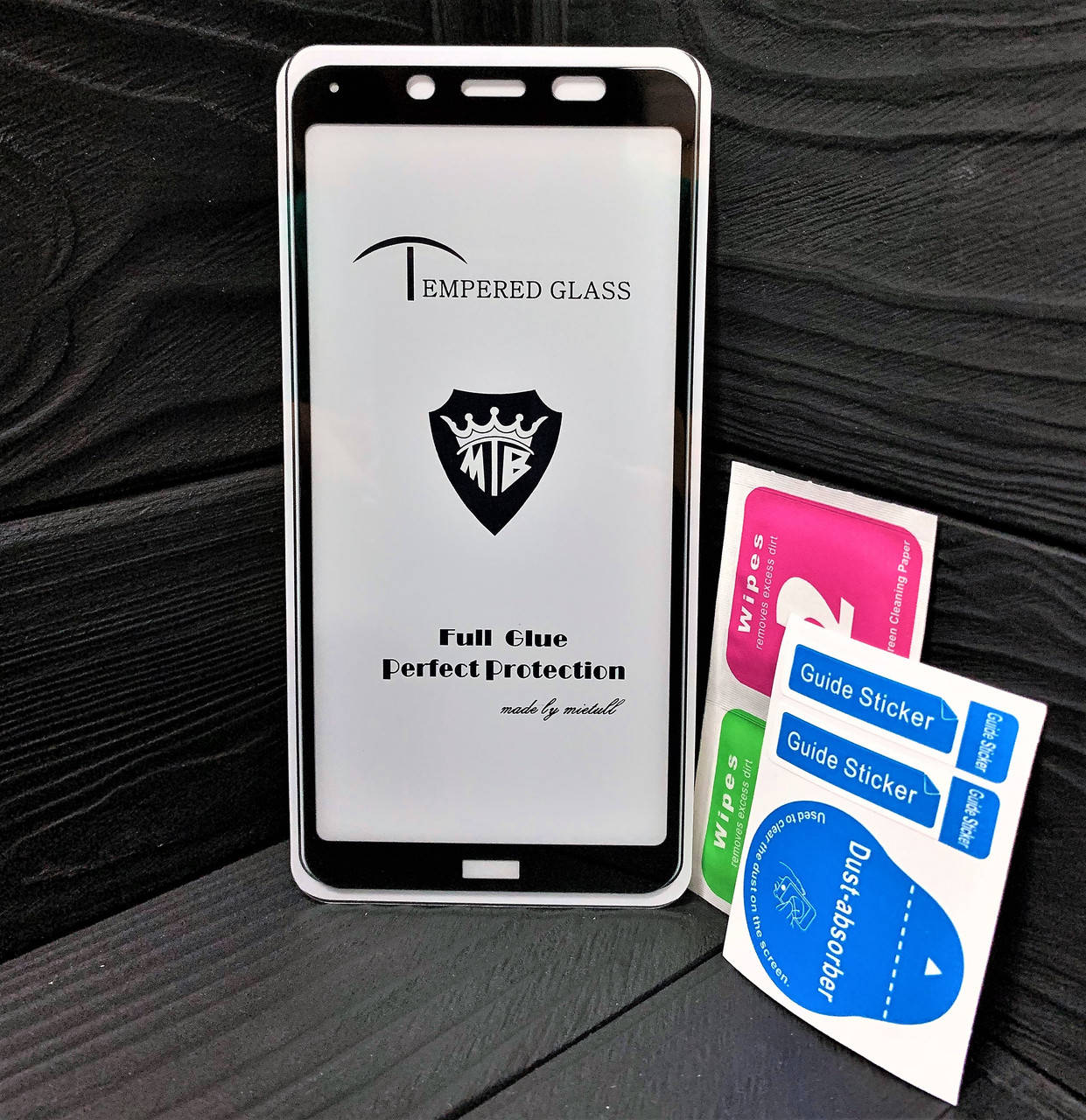 Защитное стекло для Xiaomi RedMi 7A FullGlue чёрное, Прозрачный 
Защитное стекло для Xiaomi RedMi 7A FullGlue чёрное, Прозрачный