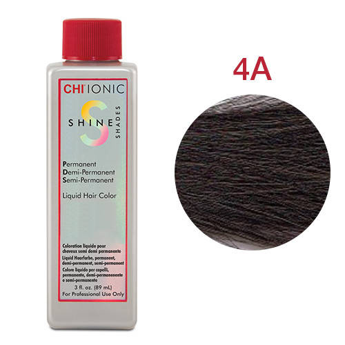 Стойкая безаммиачная жидкая краска для волос CHI Ionic Shine Shades Liquid Color 89 мл 4A (Темный пепельно-коричневый)
Стойкая безаммиачная жидкая краска для волос CHI Ionic Shine Shades Liquid Color 89 мл 4A (Темный пепельно-коричневый)