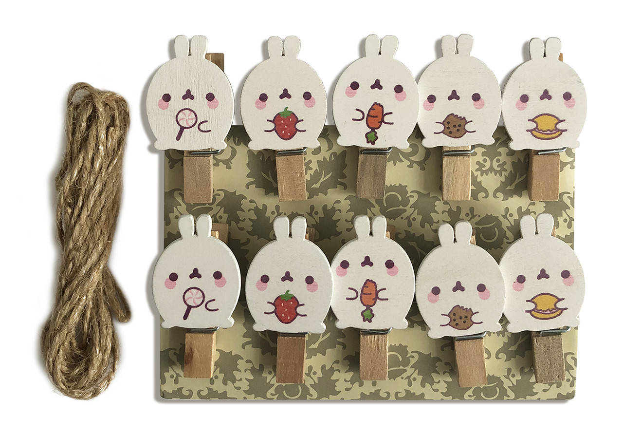 Мини прищепки для декора "Зайцы с морковкой" 3.5 см (10 штук)
Мини прищепки для декора "Зайцы с морковкой" 3.5 см (10 штук)