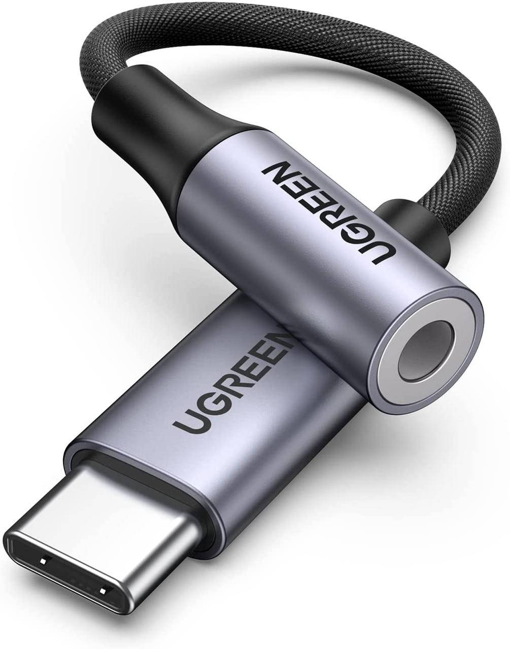 Переходник аудиоадаптер Ugreen кабель USB Type-C - 3.5 mm DAC chip для наушников Grey (AV161), Темно-серый
Переходник аудиоадаптер Ugreen кабель USB Type-C - 3.5 mm DAC chip для наушников Grey (AV161), Темно-серый