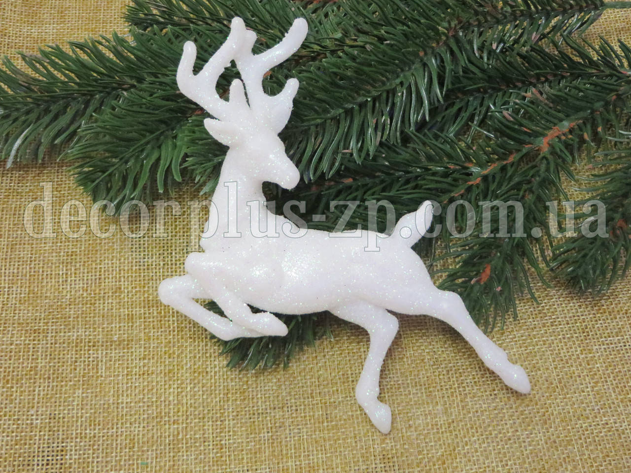 Подвеска новогодняя "Олень" 13*12см, белый глиттер
Подвеска новогодняя "Олень" 13*12см, белый глиттер