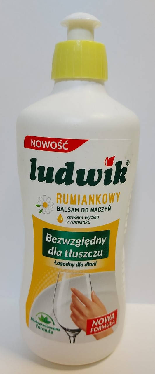 Бальзам для мытья посуды Ludwik Ромашка 450 г
Бальзам для мытья посуды Ludwik Ромашка 450 г