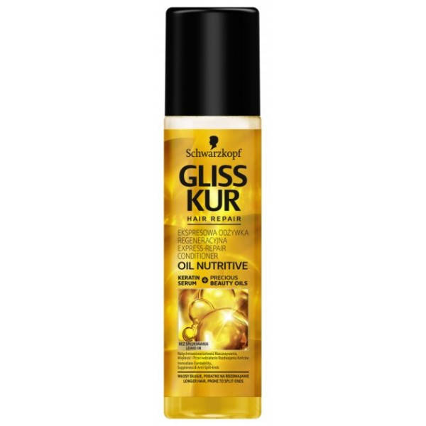 Экспресс-кондиционер Gliss Kur Oil Nutritive с бьющими-маслами для длинных волос с иссеченными кончиками, 200
Экспресс-кондиционер Gliss Kur Oil Nutritive с бьющими-маслами для длинных волос с иссеченными кончиками, 200